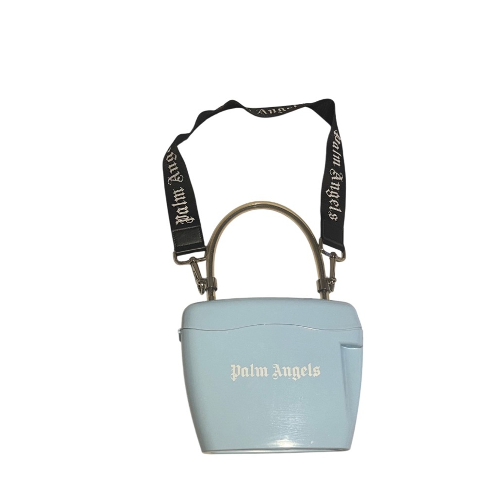 Palm Angels Sky Blue Crossbody Shoulder Bag Purse